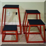 X07. Steel plyometric box set. 
